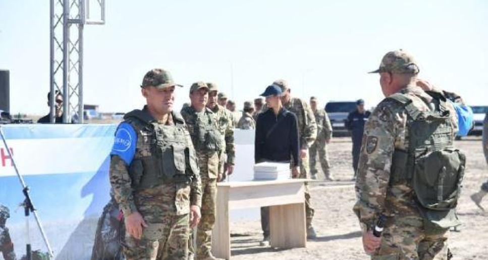 Әскери міндеттілер сынақтан өтті