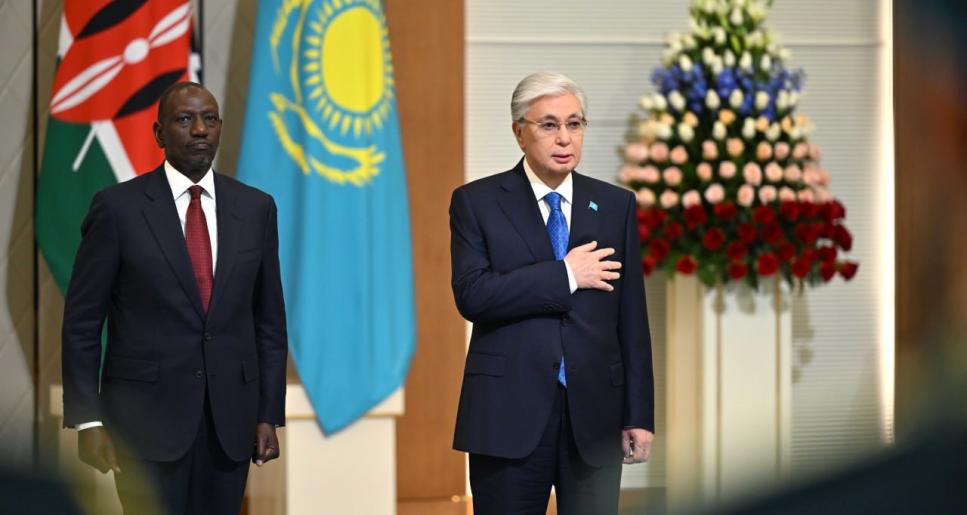 Кения Президентін ресми қарсы алу рәсімі
