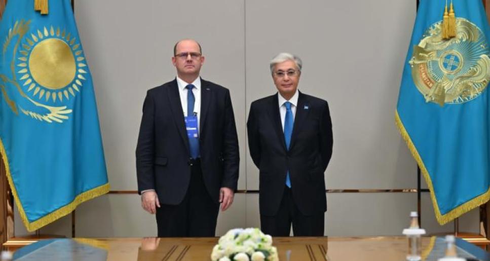 Қасым-Жомарт Тоқаев МИФИ ректоры Владимир Шевченкомен кездесті