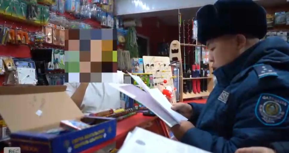«Пиротехника» іс-шарасы: полицейлер пиротехникалық бұйымдардың заңсыз айналымының алдын алуда